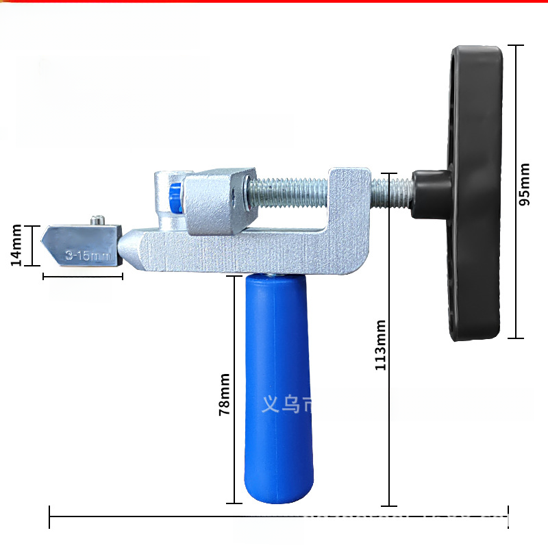 Thumbnail: Integrated Glass Cutter for Tiles and Ceramics