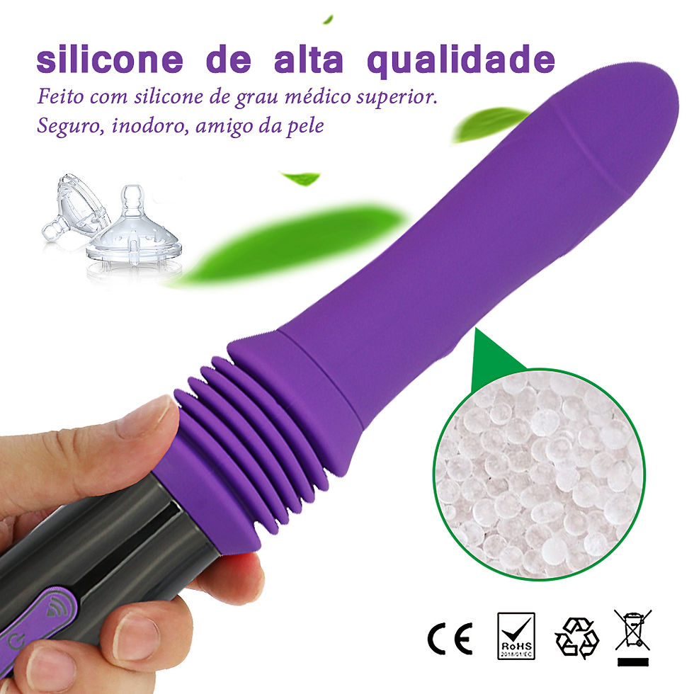 Thumbnail: Dispositivo Vibrador de Controle Remoto com Sucção Automática