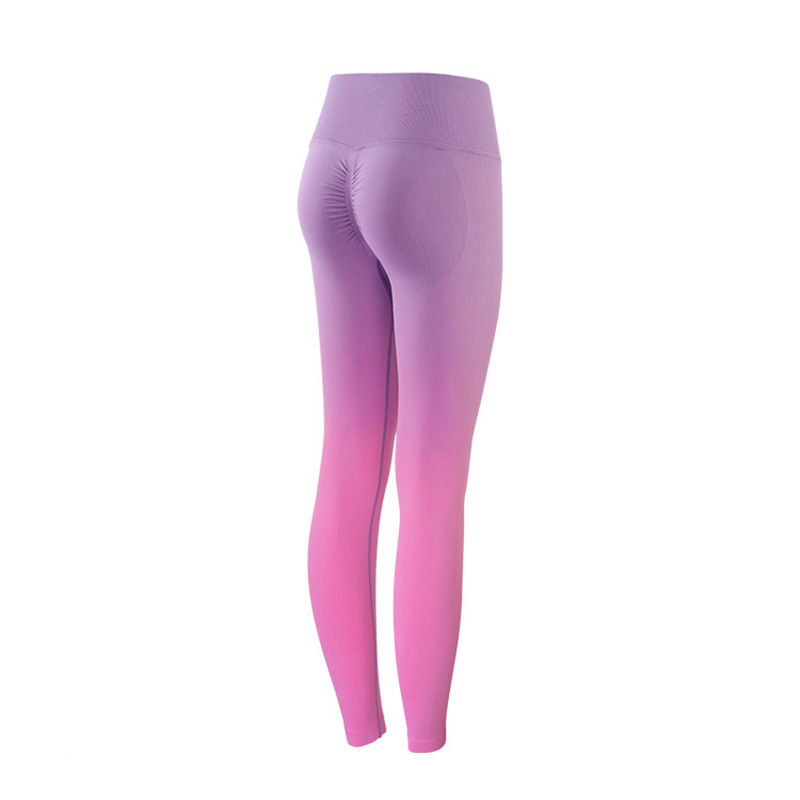 Thumbnail: Gradient Hip-Lifting Yoga Pants for Outdoor Sports