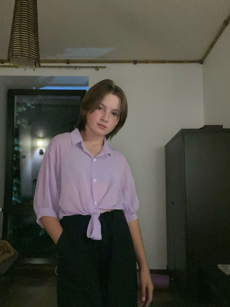 Thumbnail: Elegant Women's Casual Chiffon Button-Up Shirt