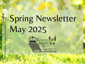 Spring Newsletter May 2025