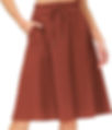 A-line skirt working pockets, looks great with a tucked in shirt, very flattering waist, comes in 9 colors!