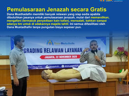 Dana Mustadhafin Sediakan Layanan Pemulasaraan Jenazah secara Gratis