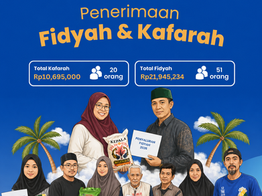 Dana Mustadhafin Salurkan Fidyah dan Kafarah Ramadan 2026 Secara Amanah dan Tepat Sasaran