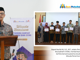 Sambutan Pengurus Yayasan Dana Mustadhafin dalam Wisuda Penerima Beasiswa GDS 2026