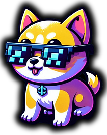 Perro shiba con gafas de sol