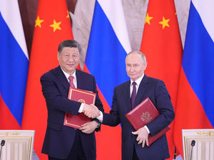 시진핑, 푸틴 모스크바서 일방주의 맞서자” 협력 강화”정상회담