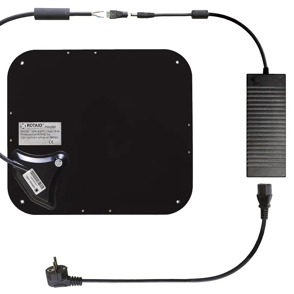 Miniatyrbilde: Rotaid SOLID PLUS VARME LHL skap til hjertestarter utendørs