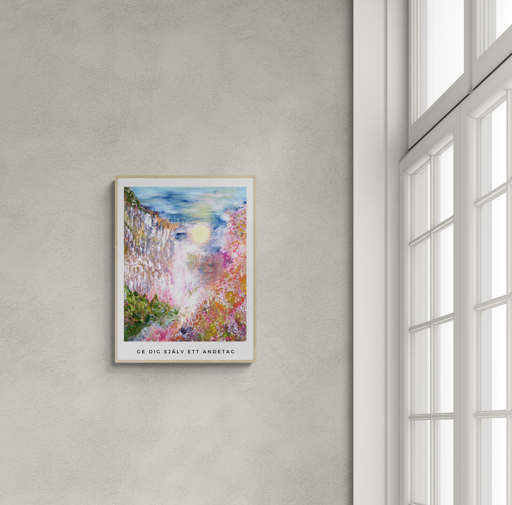 GE DIG SJÄLV ETT ANDETAG - POSTER
