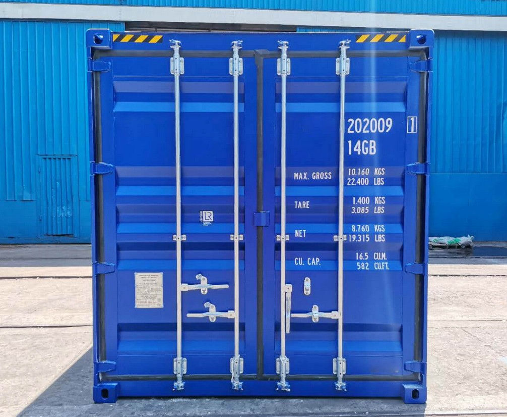 10′ High Cube Seecontainer – 1. Reise