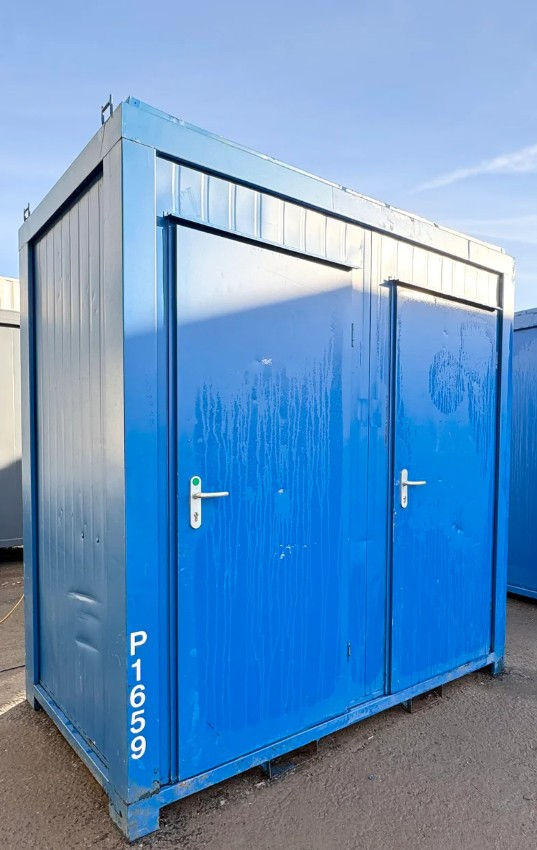 Miniaturbild: Mobile Doppel-Sanitäreinheit 2,40 × 1,50 m – Herren-/Damentoilette