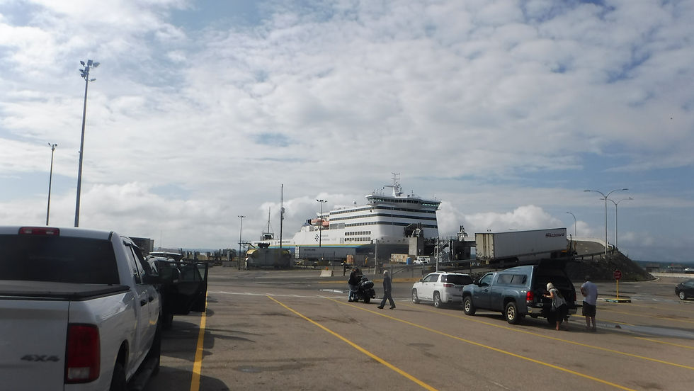 waiting for the ferry
