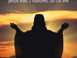 Jesus Had 2 Natures, So Do We