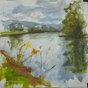 Recent River Thames sketchbook ideas
