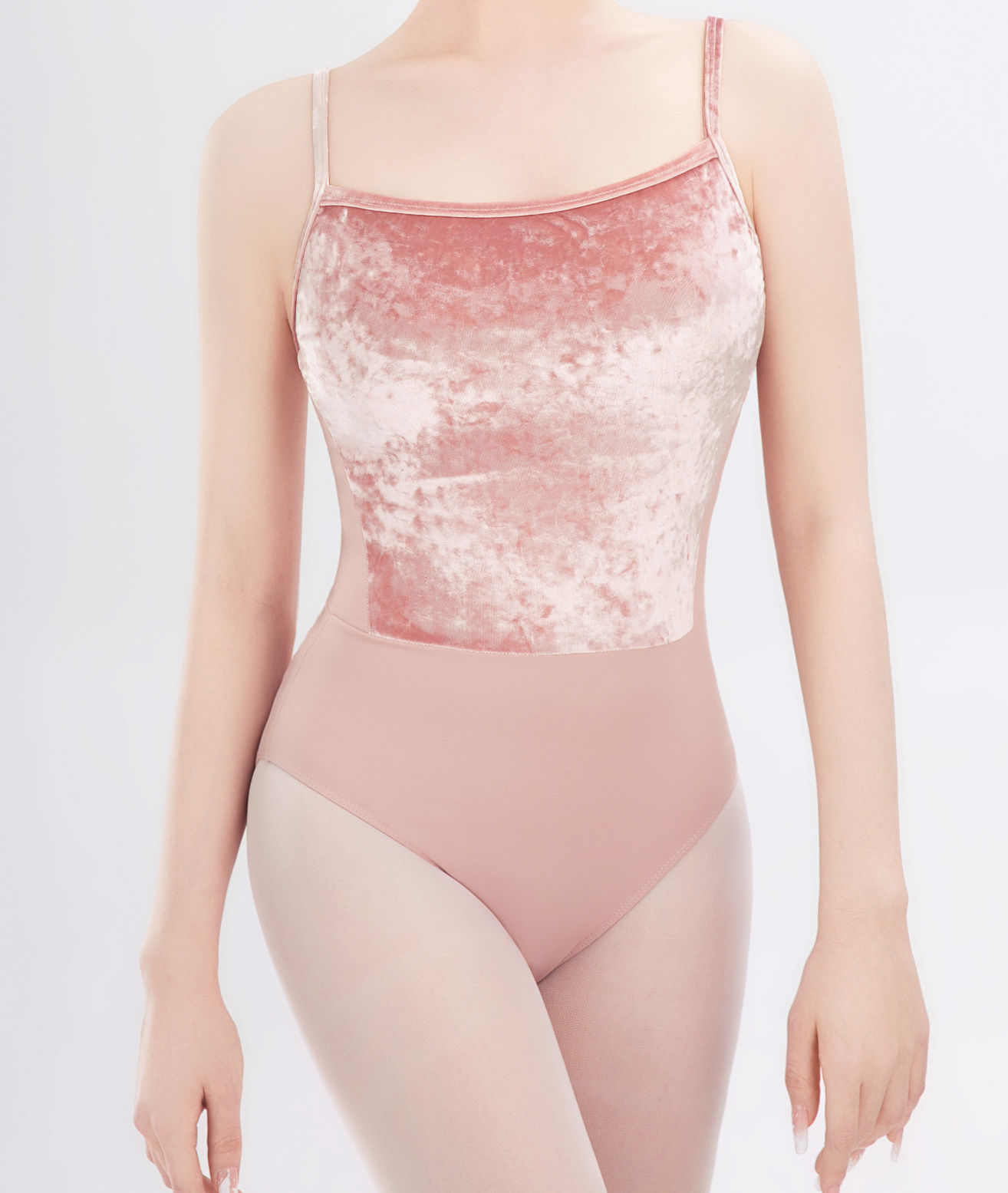 Pretty in Pink Velvet Leotard