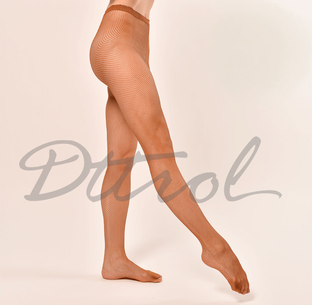 3 pack Basic Fishnet Tights Dark Tan