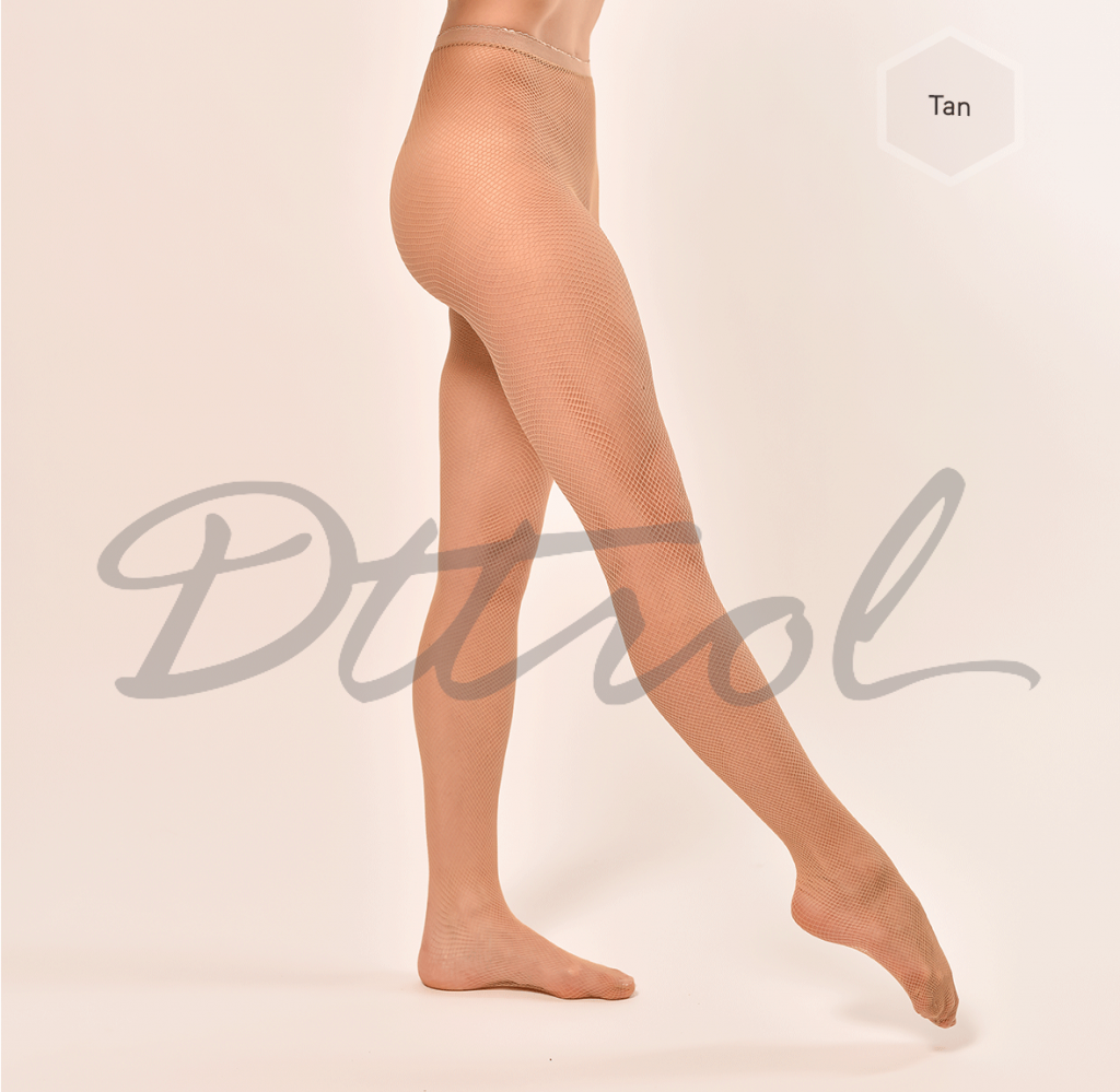 3 pack Basic Fishnet Tights Tan