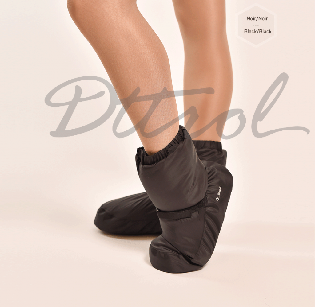 Black Warm Up Booties
