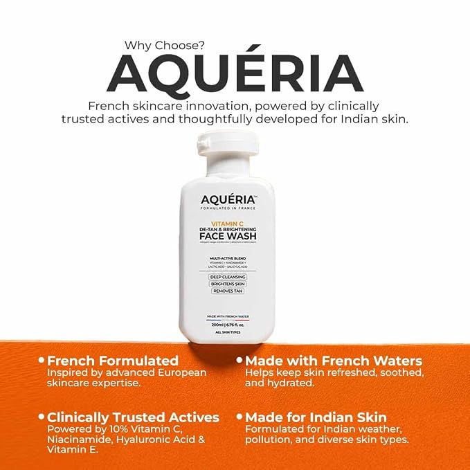Thumbnail: Aqueria De-Tan & Brightening Vitamin C Face Wash    200ml