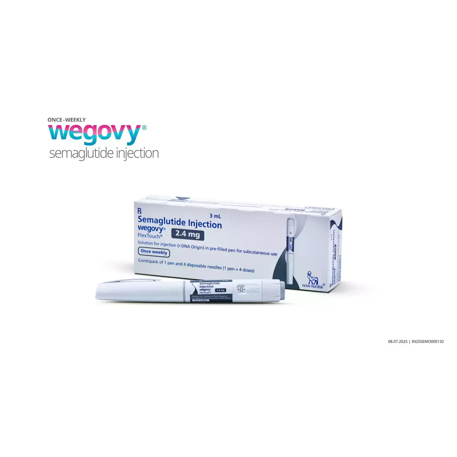 Wegovy Flextouch 2.4 mg PFP Combipack Injection 3 ml