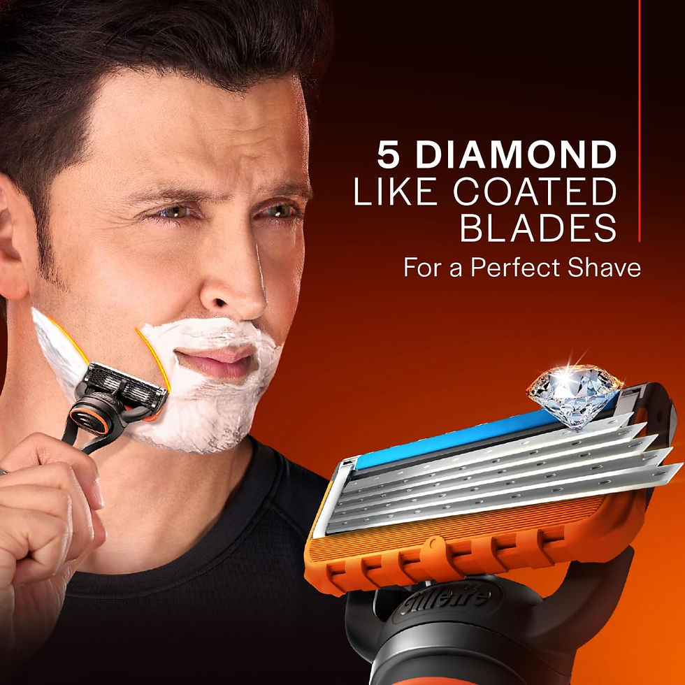 Thumbnail: Gillette Fusion Manual Razor Men with styling back blade for Perfect Shave