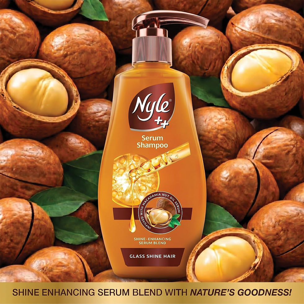 Thumbnail: Nyle Serum Shampoo|Glass Shine Hair | Macadamia Oil | 650ml