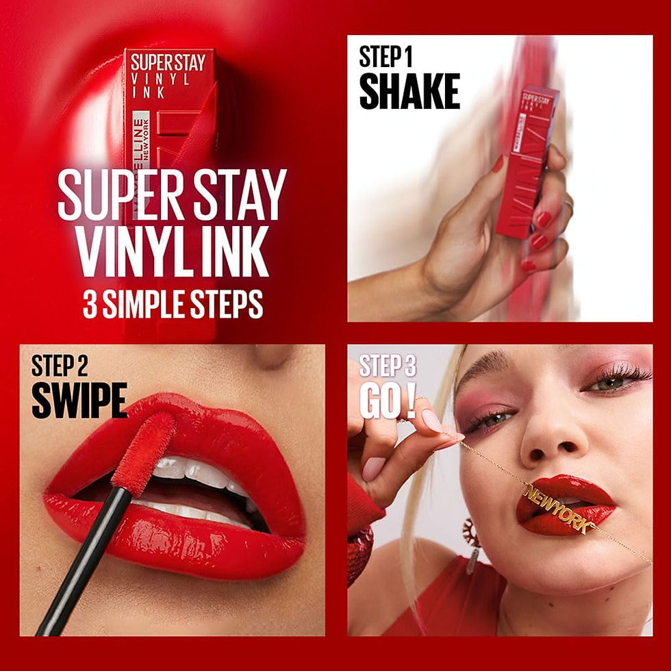 Thumbnail: Maybelline SuperStay Vinyl Ink Liquid Lipstick - Striking, 4.2ml Each (Pack of 2