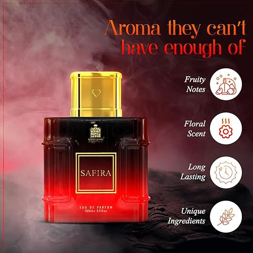 Thumbnail: Adilqadri Safira Perfume for Men and Women | Long Lasting Eau De Parfum fo100ml