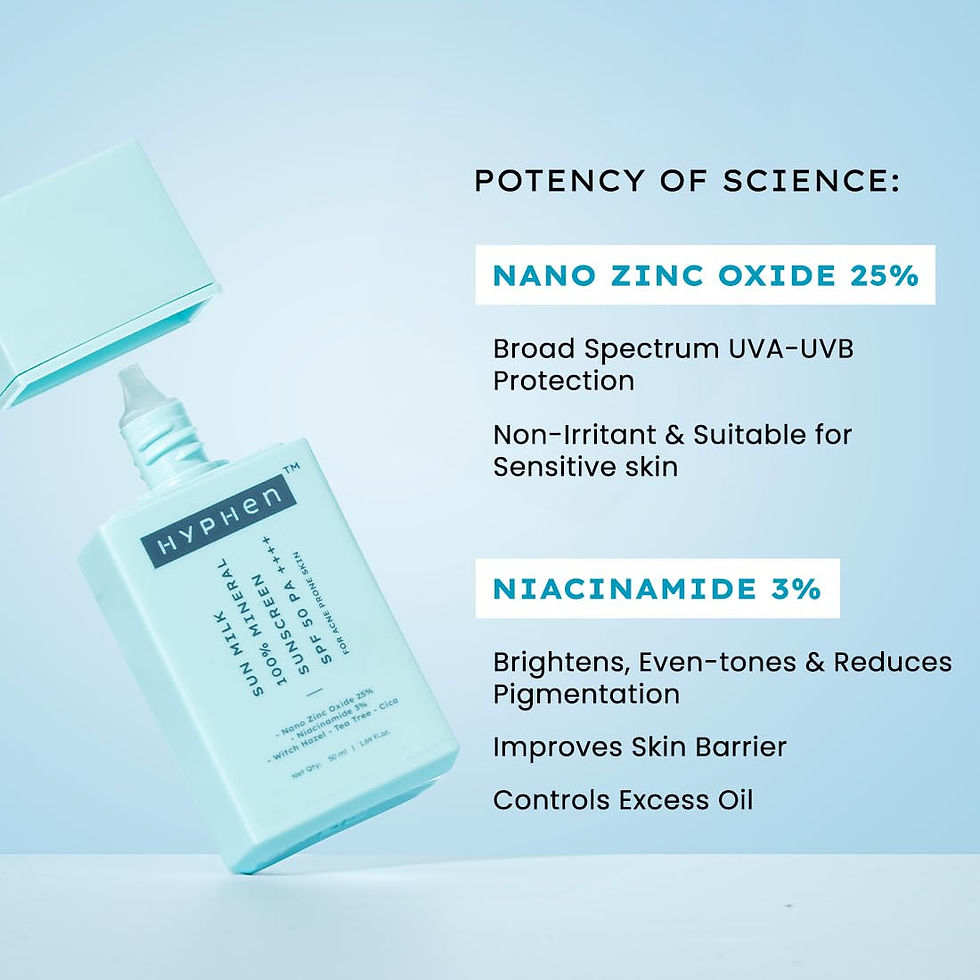 Thumbnail: Hyphen Sun Milk 100% Mineral Sunscreen SPF 50, 50ml Each (Pack of 2)