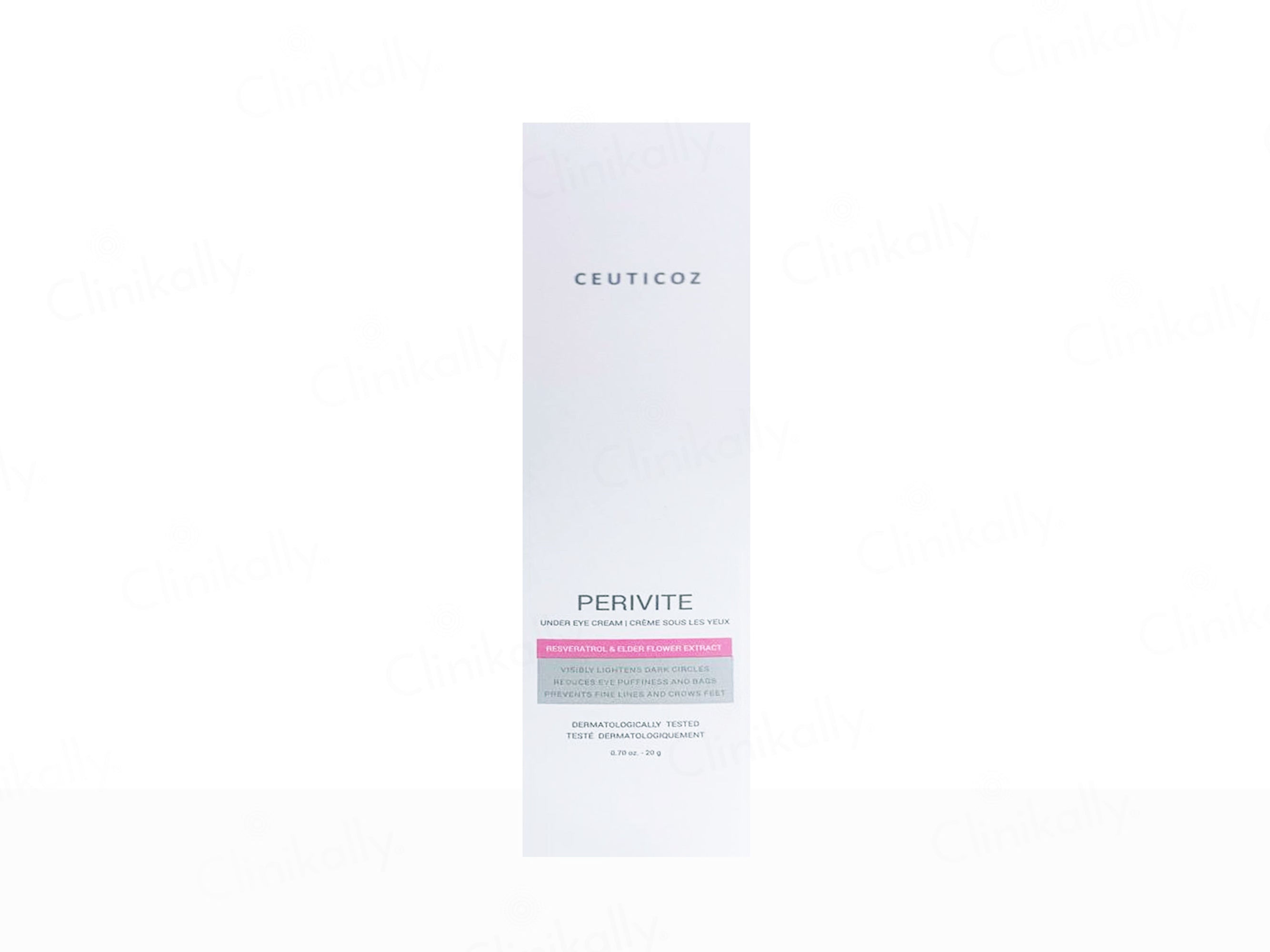 Ceuticoz Perivite Under Eye Cream 20gm Each (Pack 0f 2)