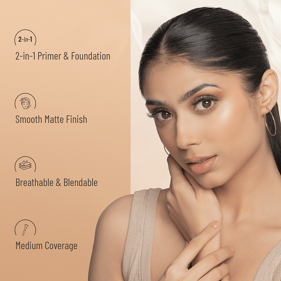 Thumbnail: Swiss Beauty Primer Mousse foundation,30ml (Medium-Beige)