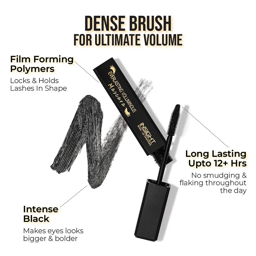 Thumbnail: Insight Everlasting Voluminous Mascara (Black), 13gm Each (Pack of 2)