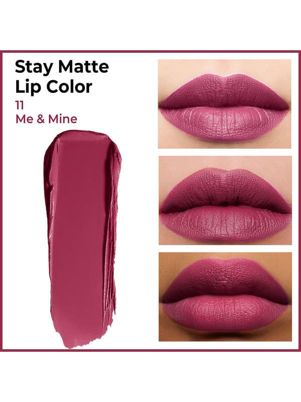 Thumbnail: Insight Stay Matte (11-Me And Mine) Lipcolor, 3gm Each (Pack of 2)