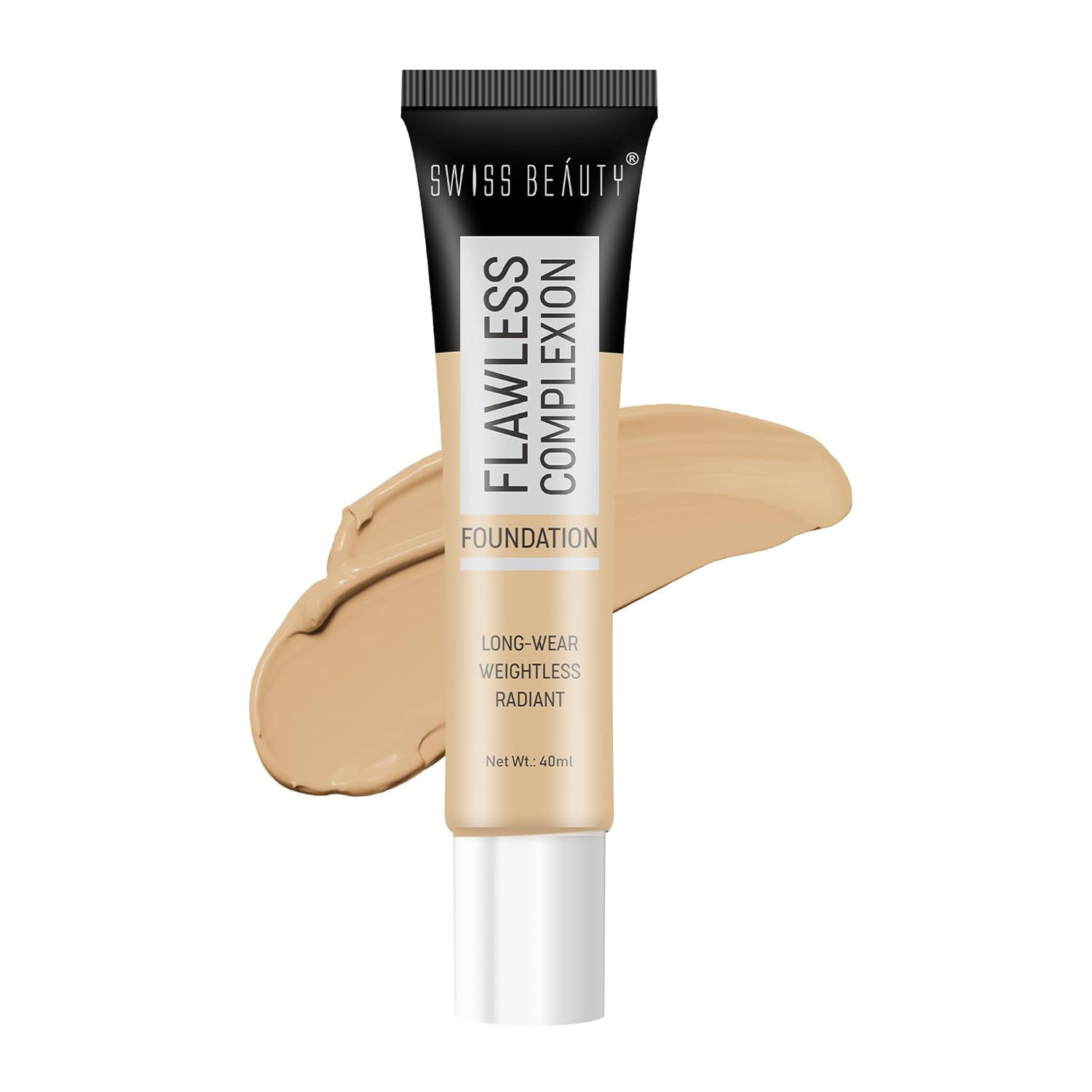 Swiss Beauty Flawless Complexion Foundation,40ml(Pale Medium)