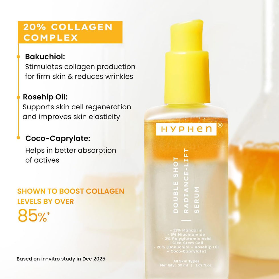 Thumbnail: Hyphen 18% Brightening + 20% Collagen Face Serum,50ml Each (Pack of 2)