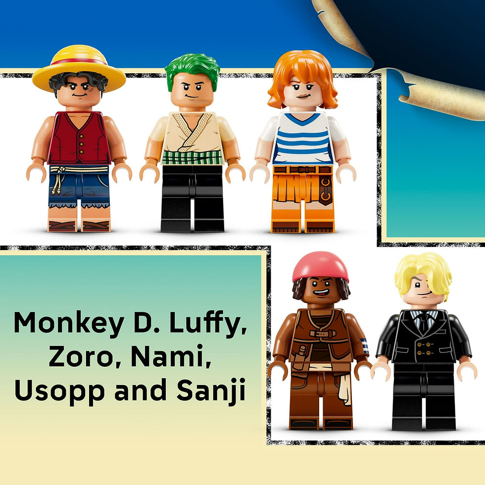 Thumbnail: LEGO ONE PIECE The Going Merry Pirate Ship Building Blocks - Pretend Play