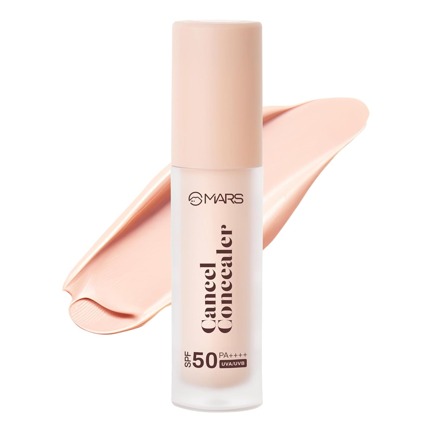 Mars SPF50 PA++++ Cancel Concealer,01-Ivory Veil,6.0ml Each (Pack of 2)