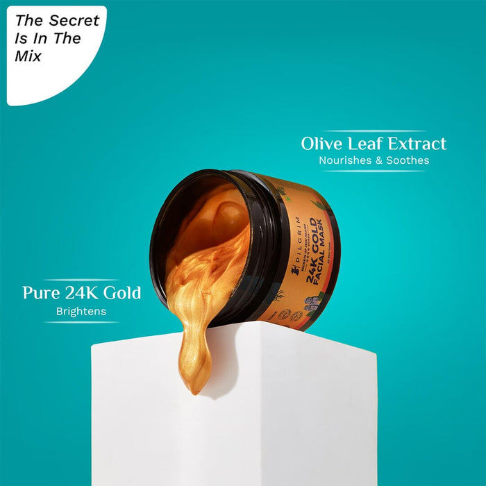 Thumbnail: Pilgrim 24K Gold Facial Mask - 50gm
