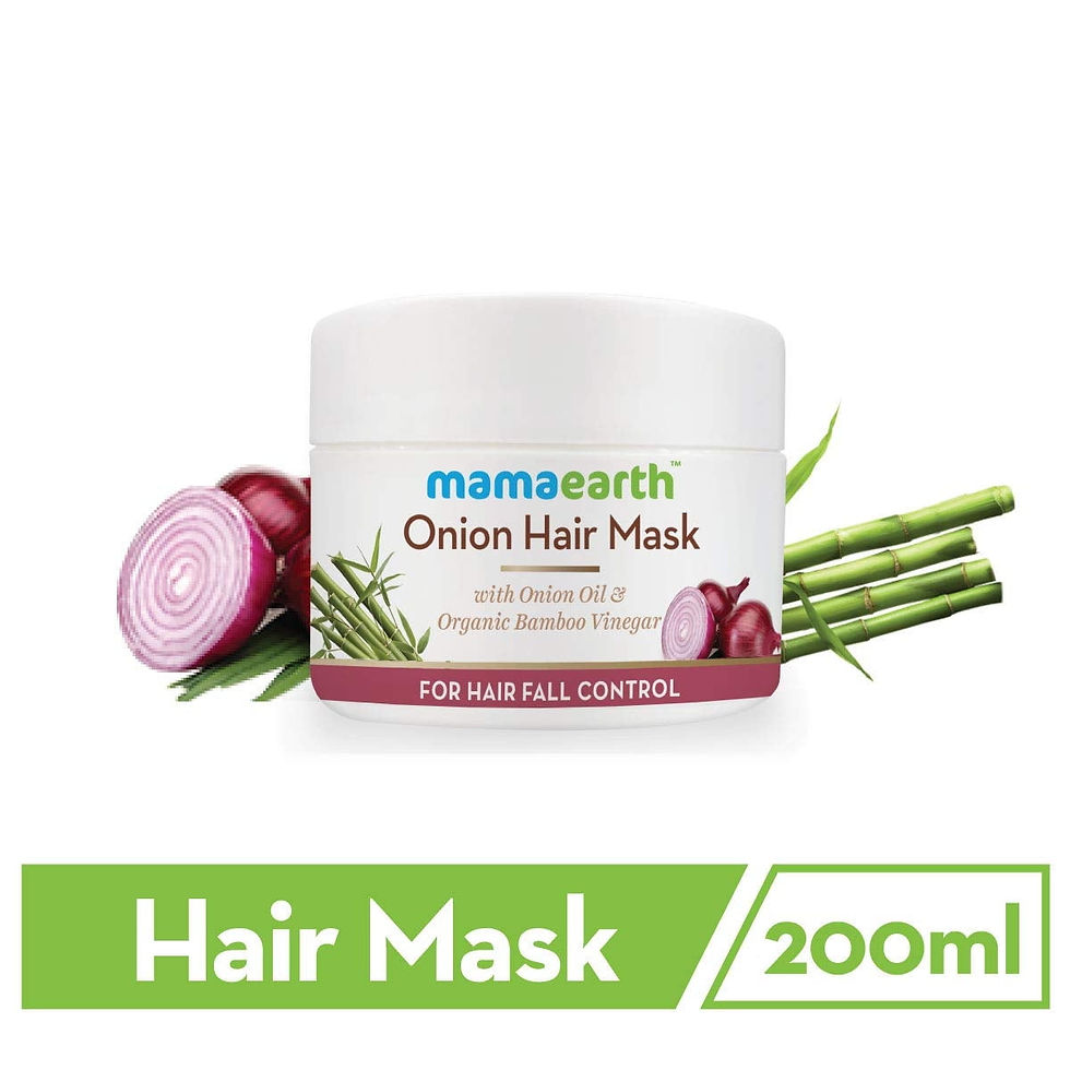 Thumbnail: Mamaearth's Onion Hair Mask for Hairfall Control & Organic Bamboo Vinegar 200ml
