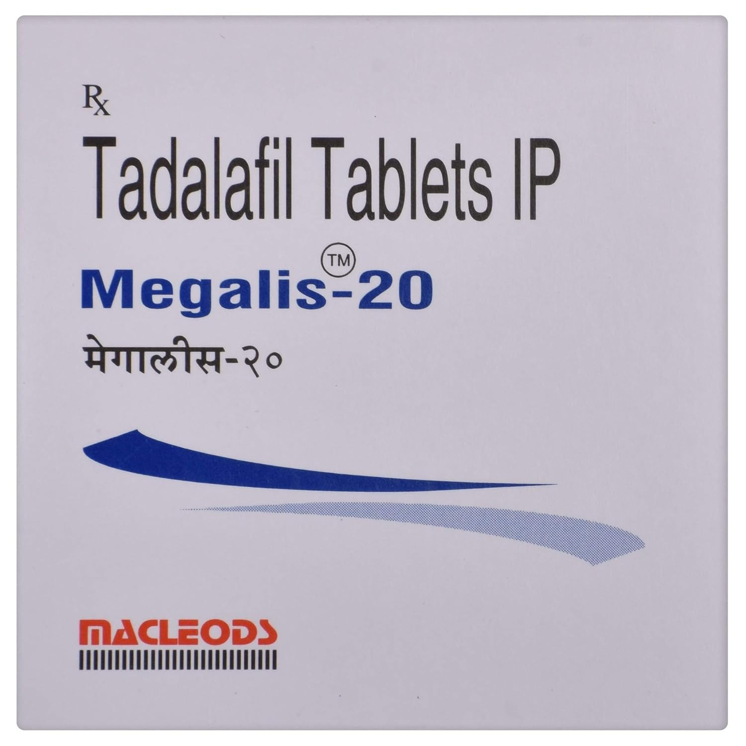Megalis 20mg, 4Tabs Each(Pack of 2)