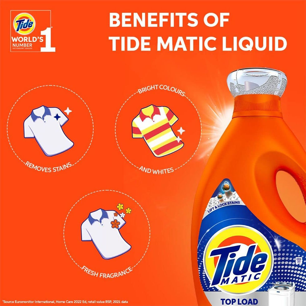 Thumbnail: Tide Matic Top Load Liquid Detergent,850ml