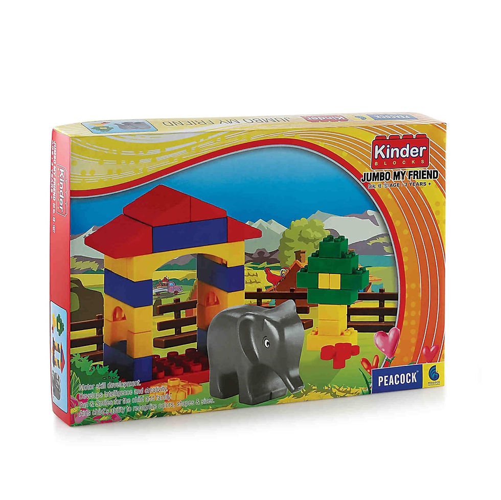 PEACOCK Kinder Blocks Jumbo My Friend Set