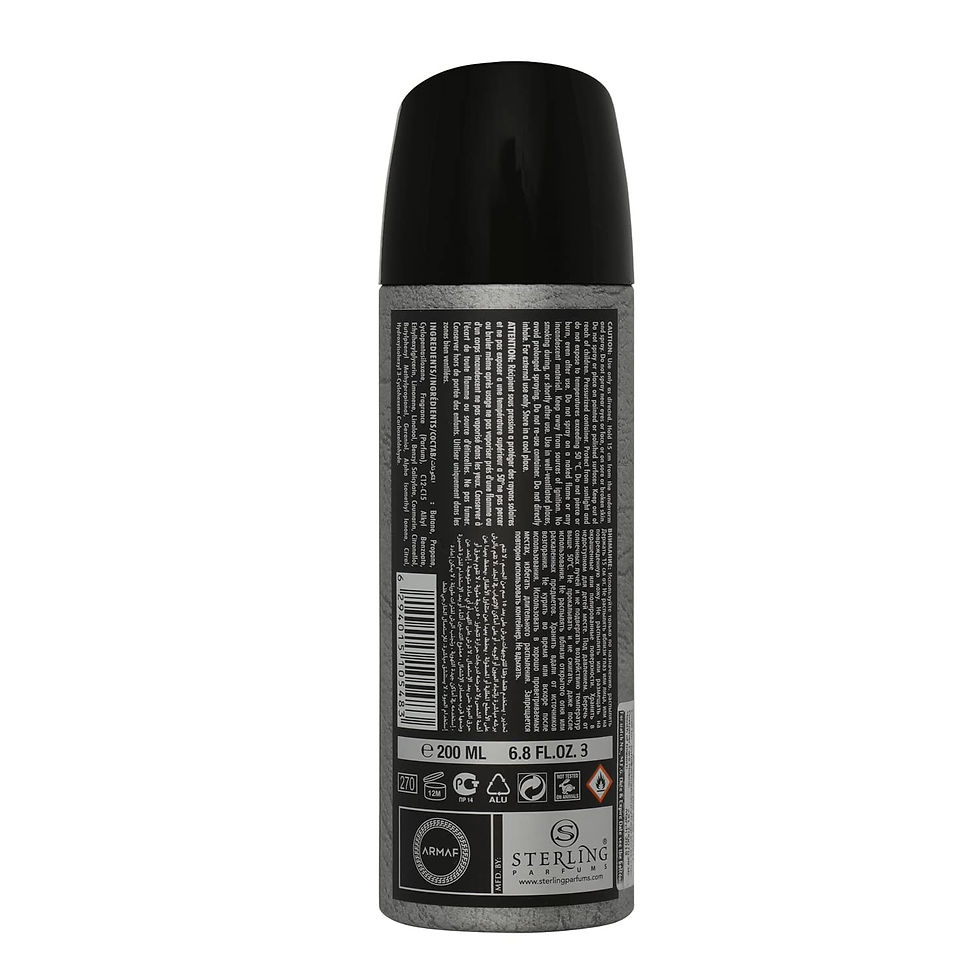 Thumbnail: Armaf The Warrior Perfume Body Spray For Men 200ml Each ( Pack of 2)