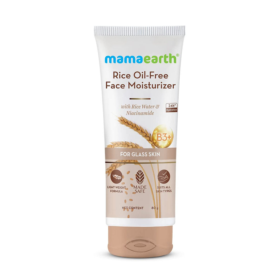 Thumbnail: Mamaearth Rice Oil-Free Face Moisturizer for Oily Skin,80gm