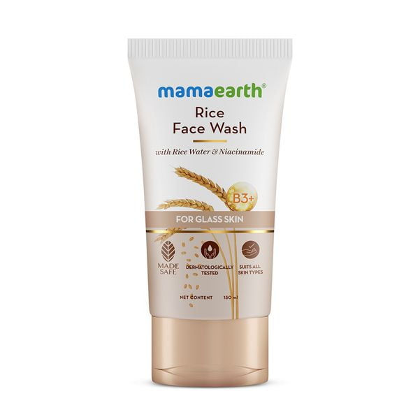 Thumbnail: Mamaearth Rice Face Wash With Rice Water & Niacinamide for Glass Skin - 150 ml