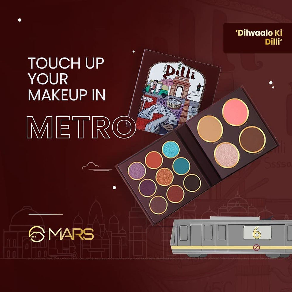 Thumbnail: Mars The City Paradise Makeup Kit, 16.0gm (02-Delhi)