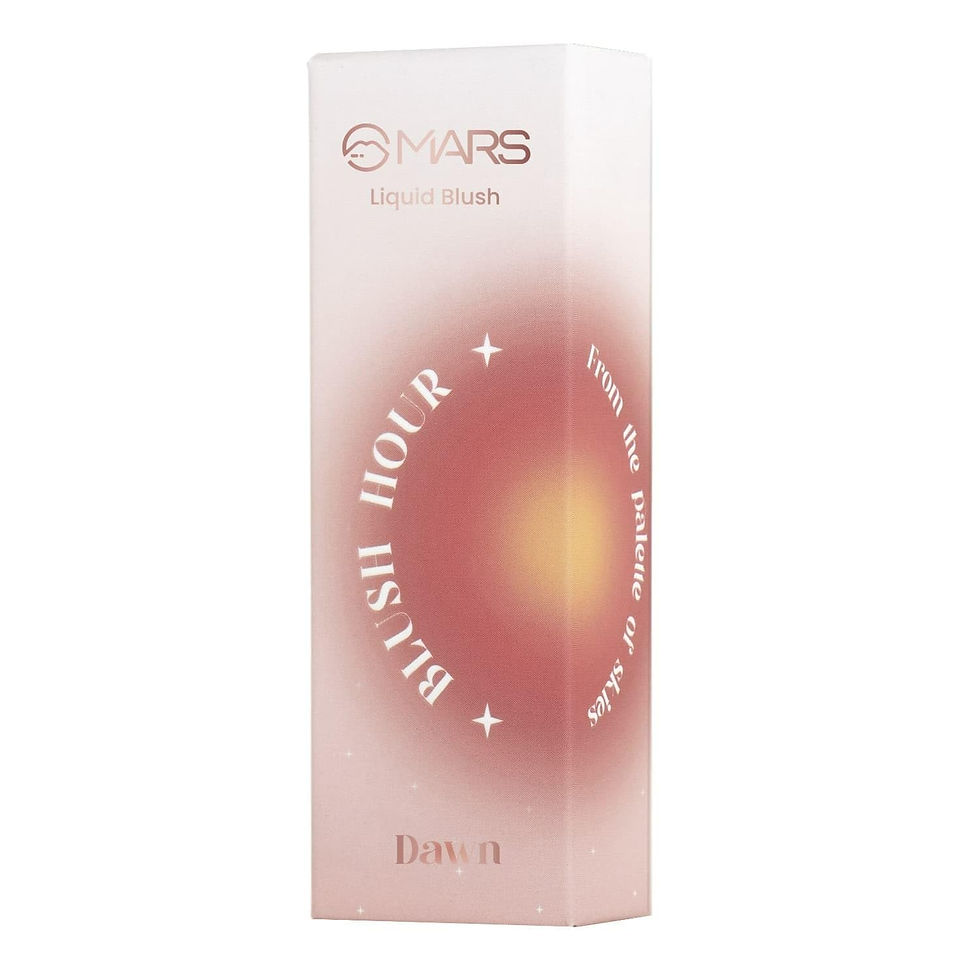 Thumbnail: Mars Liquid Blush Hour Blush Shade-1 Dawn,12ml Each (Pack of 2)