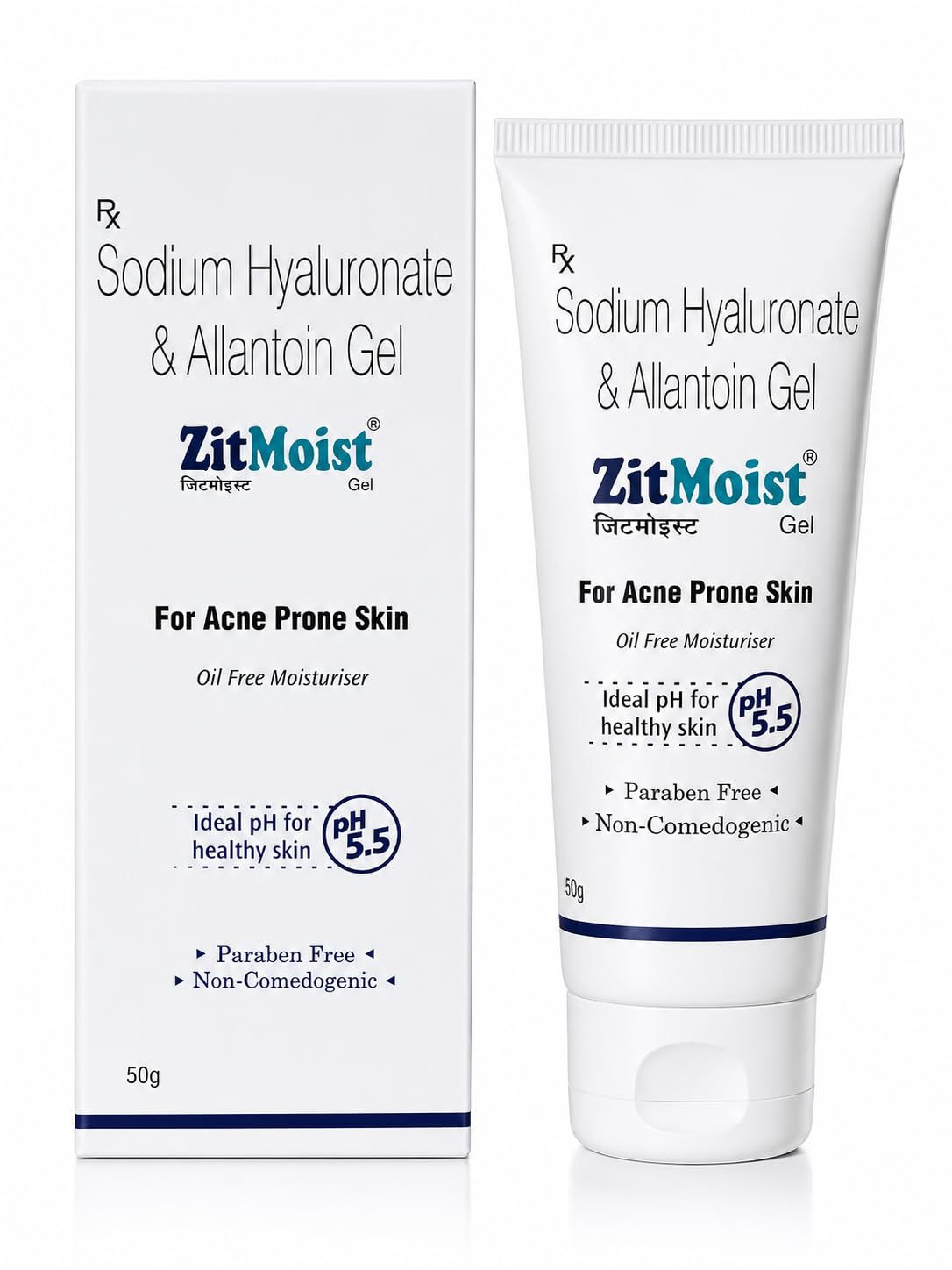 Zitmoist Oil Free Moisturiser Gel, 50gm Each (Pack of 2)