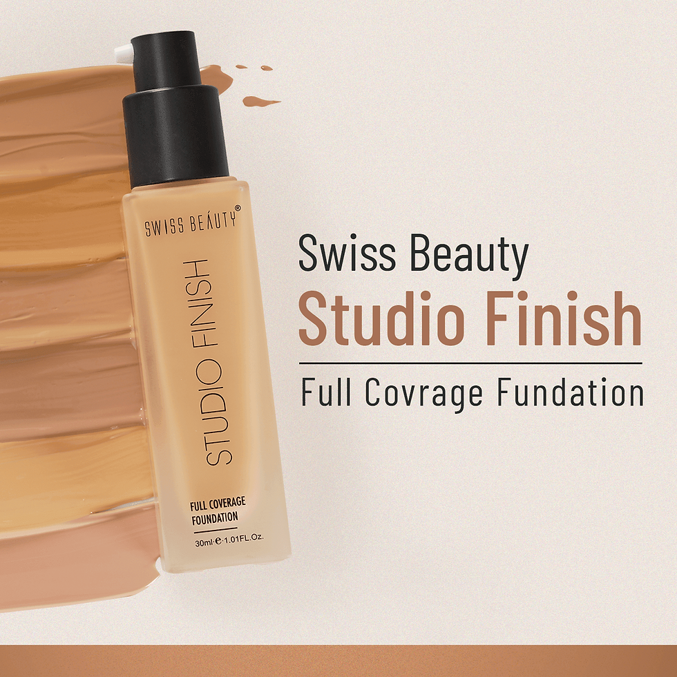 Thumbnail: Swiss Beauty Studio Finish Foundation,30ml (Warm Nude)