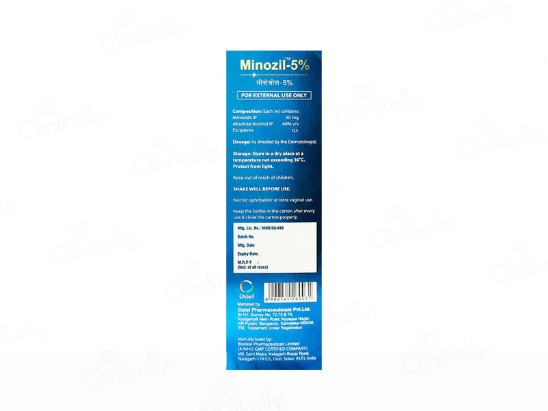 Thumbnail: Minozil 5% Topical Solution 60ml Each (Pack of 2 )